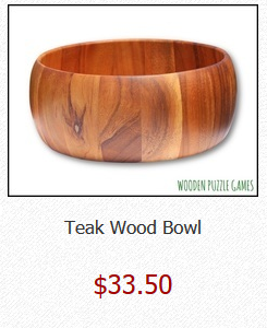 Teak Wood Bowl
